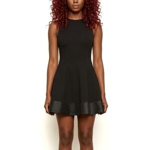Ted Baker Black Jimena Sleeveless Fit & Flare Dress